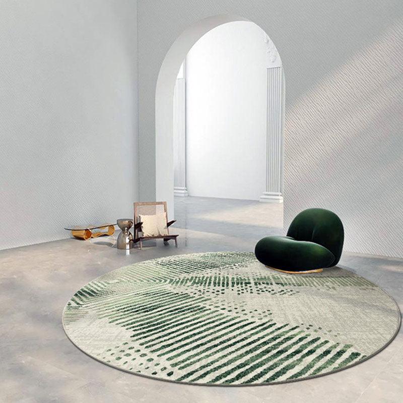 Vaserely Round Wool Rug, Various Shapes Available-Weilai Concept-Weilai Concept