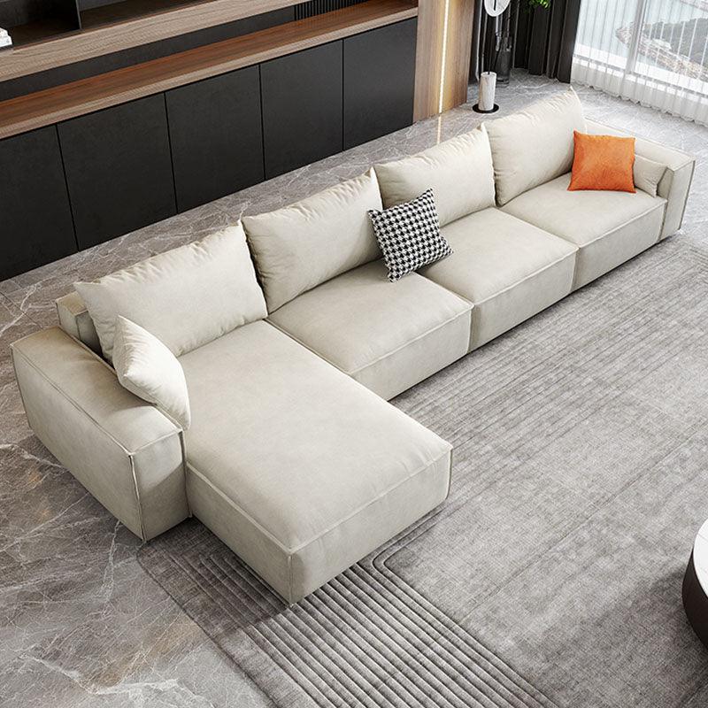 Anselm Three Seater Sofa, Leathaire with corner sofa pull out bed