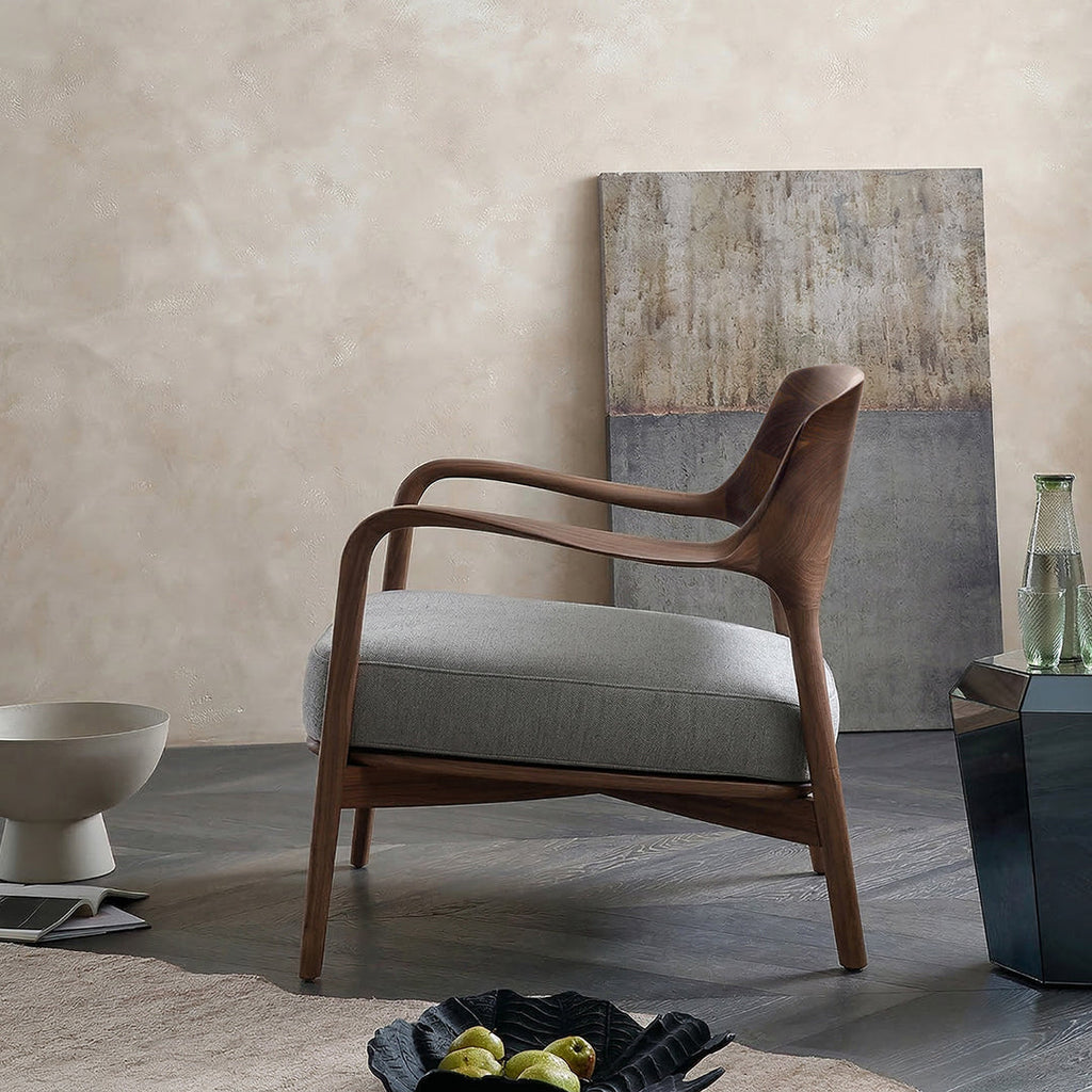 Hans Wegner Inspired Armchair, Dark Oak