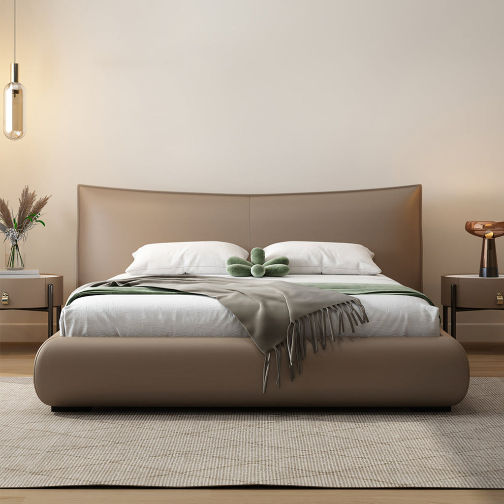 Kai King Size Bed With Storage, Super King Size With Storage, Real Leather-Weilai Concept-Weilai Concept