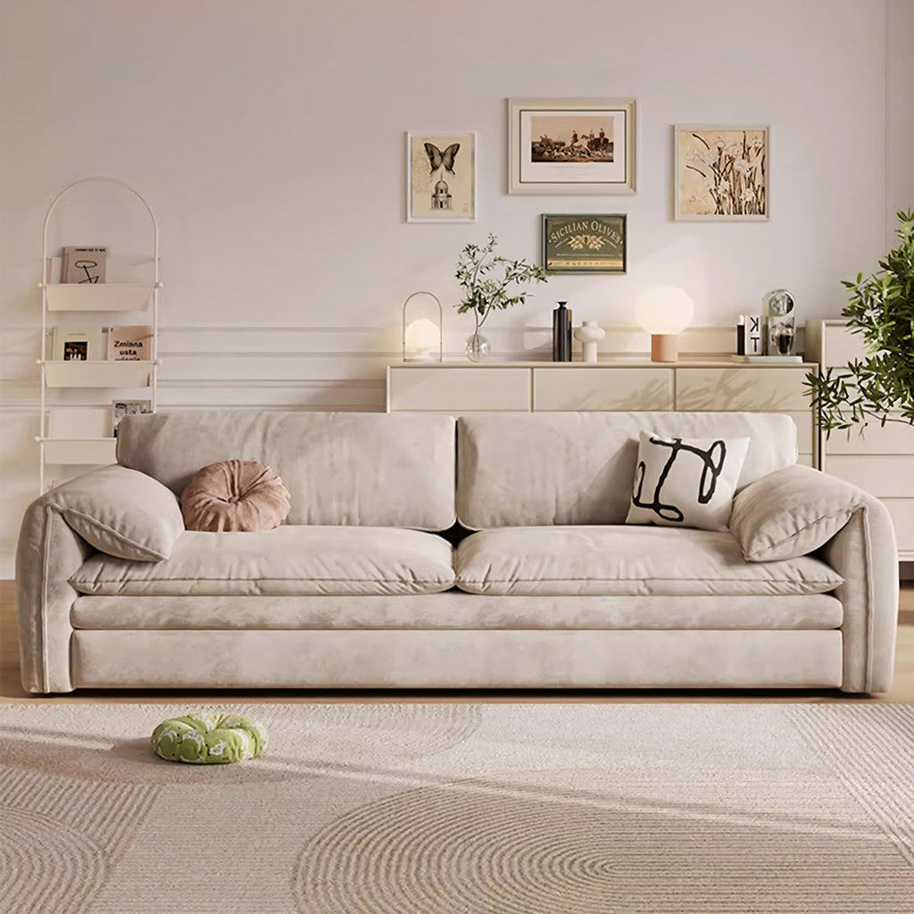 Moore Two Seater, Three Seater Sofa Bed With Storage in a lifestyle setting with loveseat sofa bed