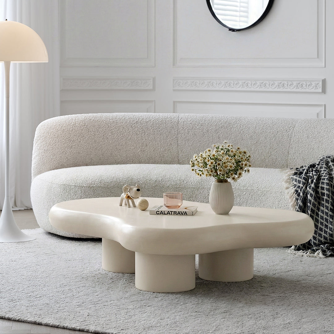 Quintus Coffee Table, Cream-Weilai Concept