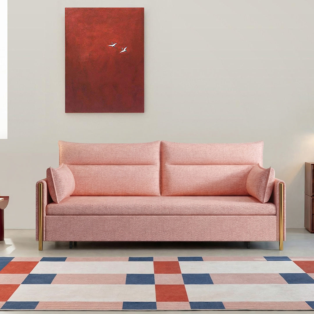 SB122 Two Seater Sofa Bed, Linen
