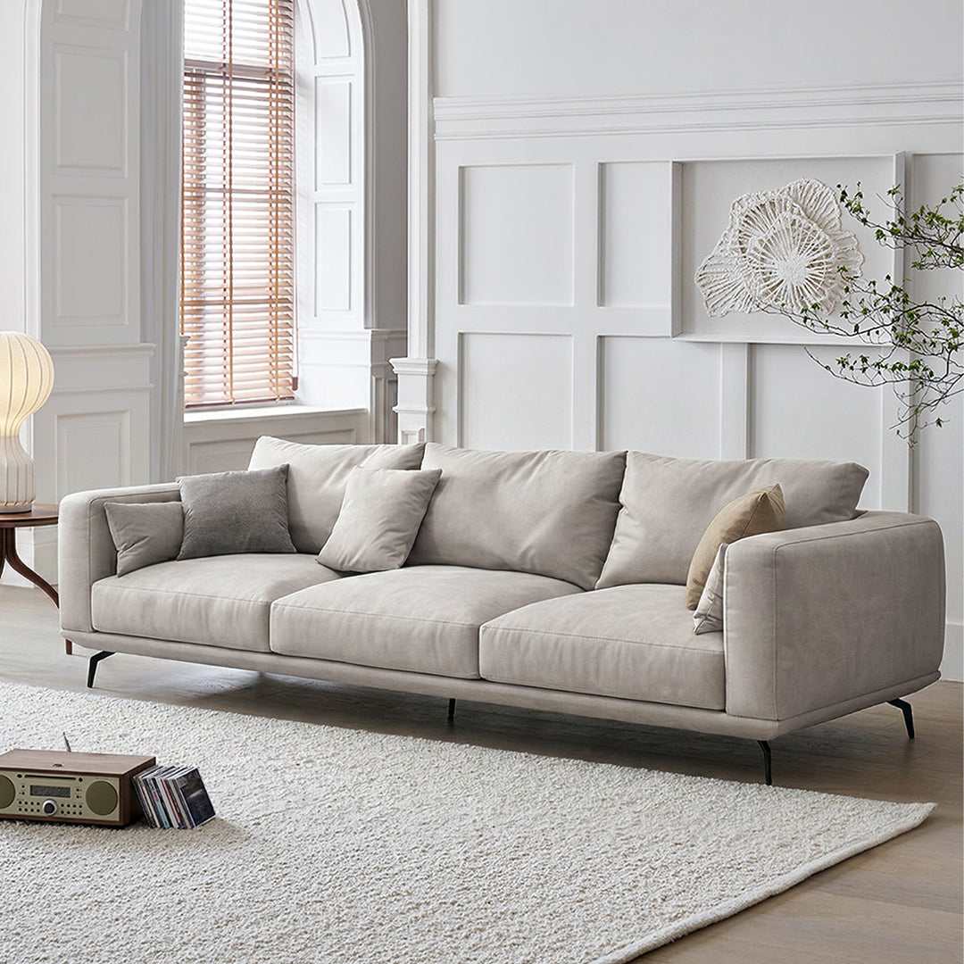 Two / Three Seater Sofa, Leathaire, side view of 5 seater corner sofa