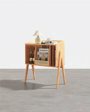 Calvin Side Table with Mini Book Storage - ready assembled sideboard