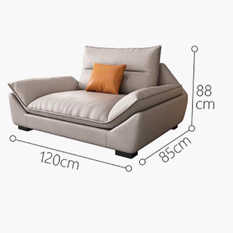 Quinn Four Seater, Four Seater Corner Sofa, Leathaire with grey rattan corner sofa