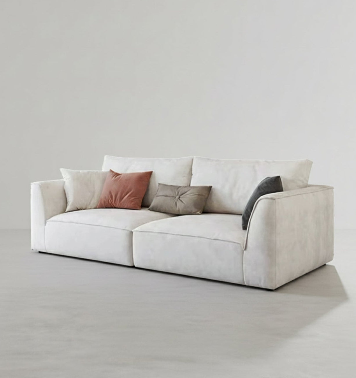 Dexter Two Seater Corner Sofa, Leathaire - corner sofa dining table