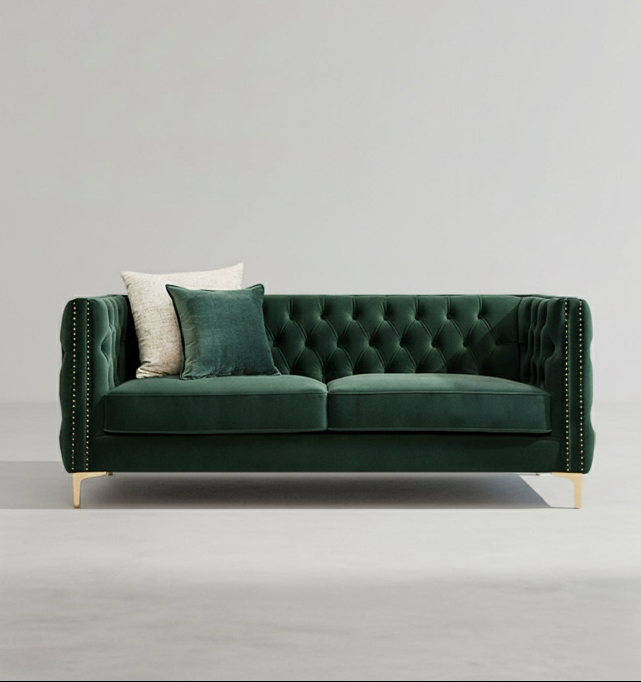 WH215 Two Seater Sofa, Velvet | Weilai Concept
