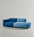 Chul Two Seater Sofa, Modular Sofa, Blue-Weilai Concept