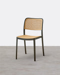 Ann Rattan Style Dining Chair, Plastic-Weilai Concept