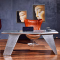 U8 Aviator Office Desk, Aviation Desk, Aluminium - office desk bureau