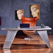 U8 Aviator Office Desk, Aviation Desk, Aluminium - office desk bureau