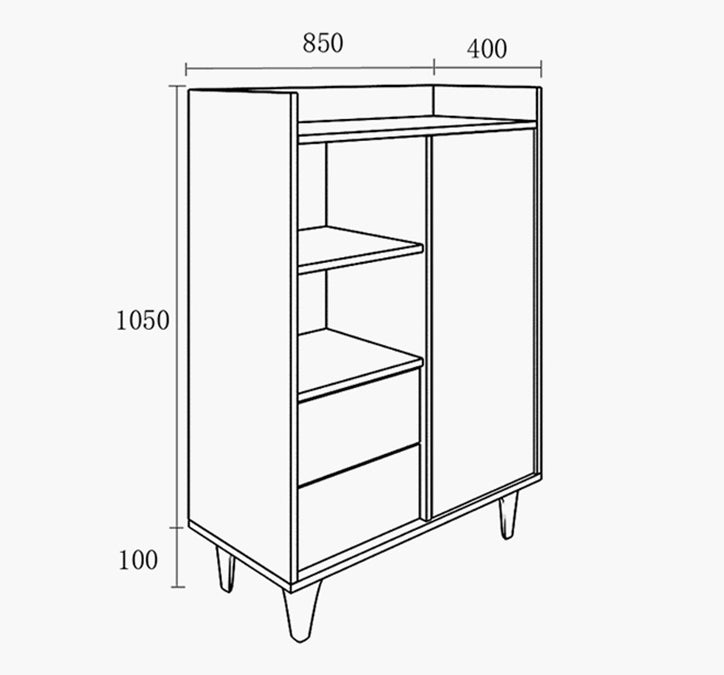 Noric Media Units, Extendable TV Stand, Coffee Table, Side Cabinet-Weilai Concept-Weilai Concept
