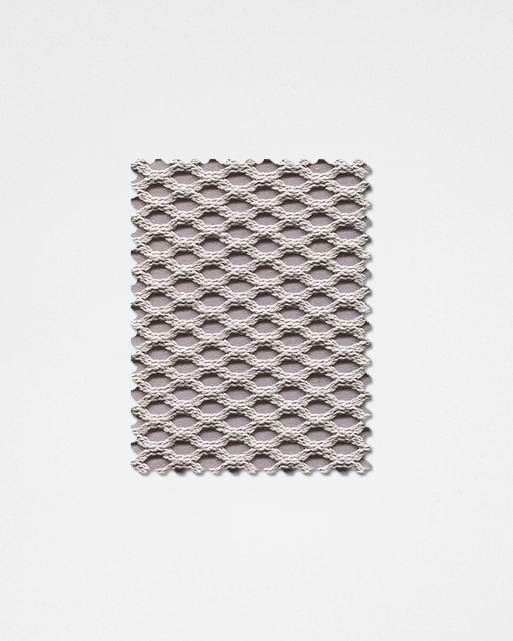 Light Grey-03 | 3D Solid Knitted Cotton Swatch-Weilai Concept-Weilai Concept
