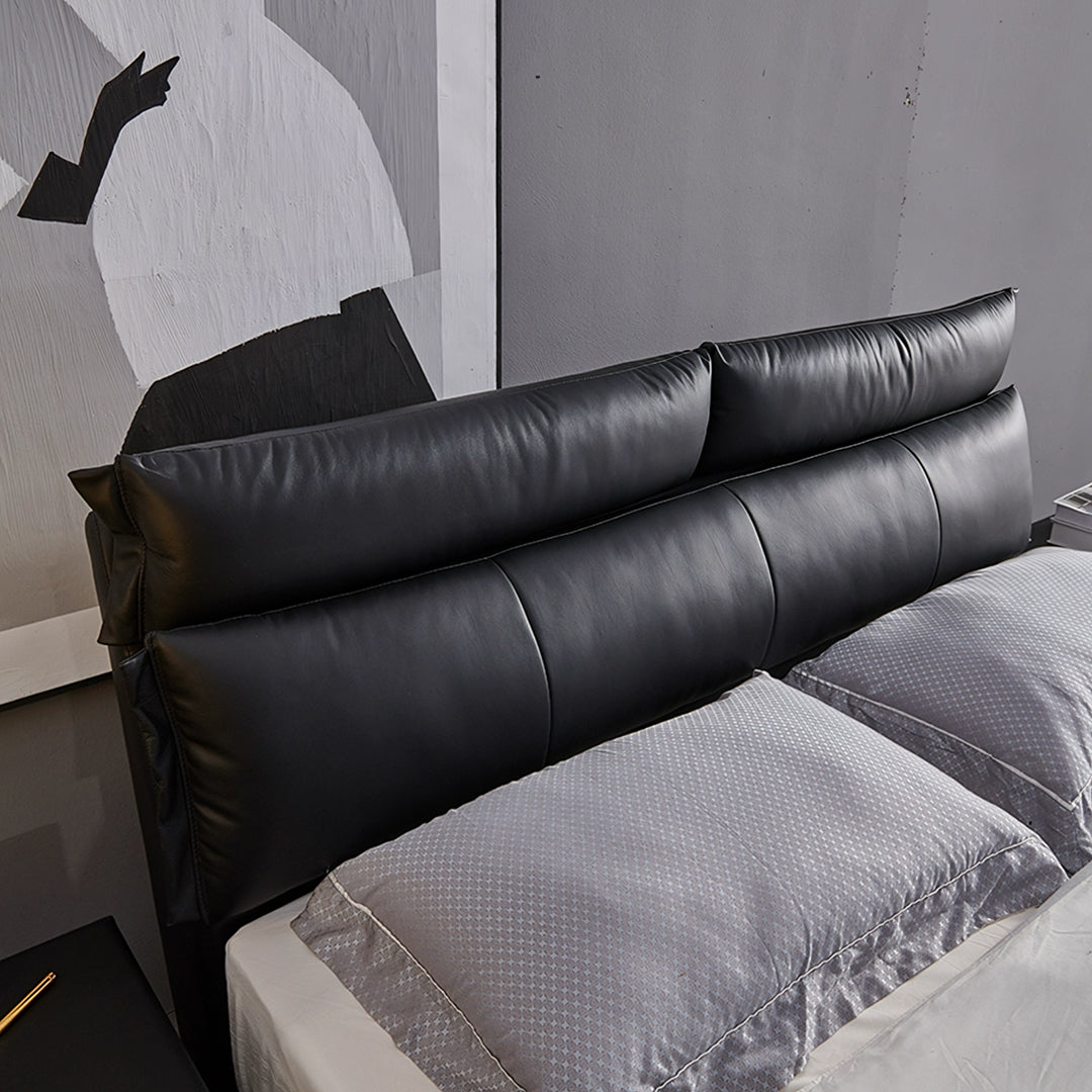 Luca King Size Superking Size Bed, Leather-Weilai Concept-Weilai Concept