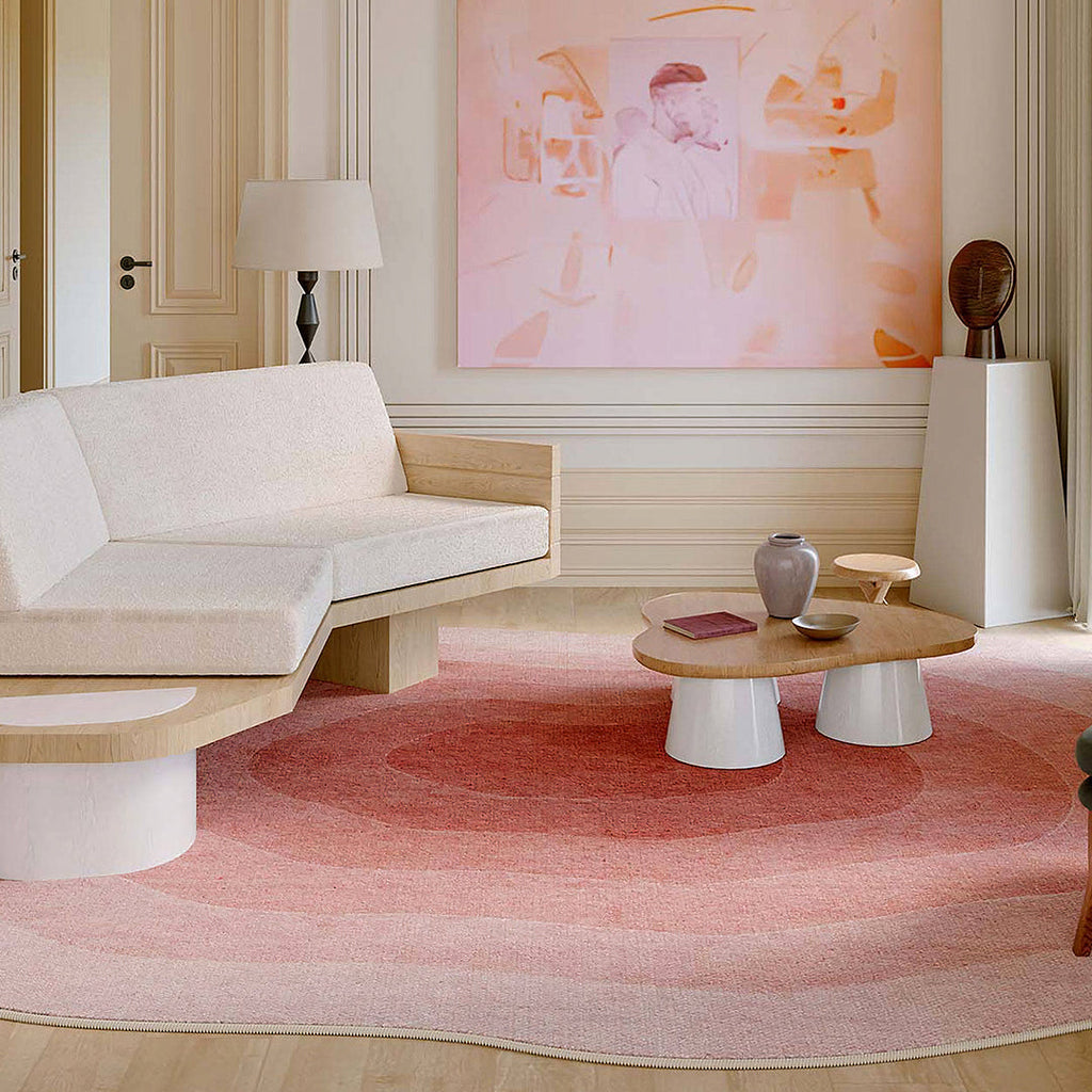 Arielle Pink Safari Rug, Various Style Available-Weilai Concept