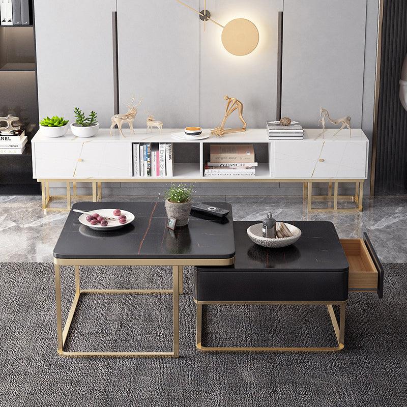 Lorelei Nesting Coffee Table Set, Sintered Stone-Weilai Concept-Weilai Concept