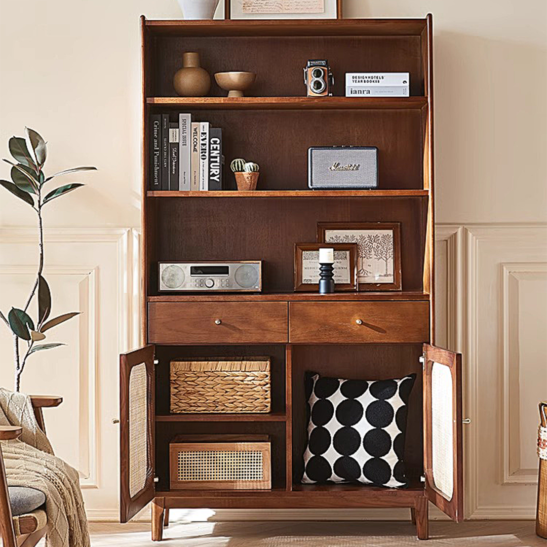 Detail view of Ruby Tall Sideboard, Antique Sideboard with made sideboard