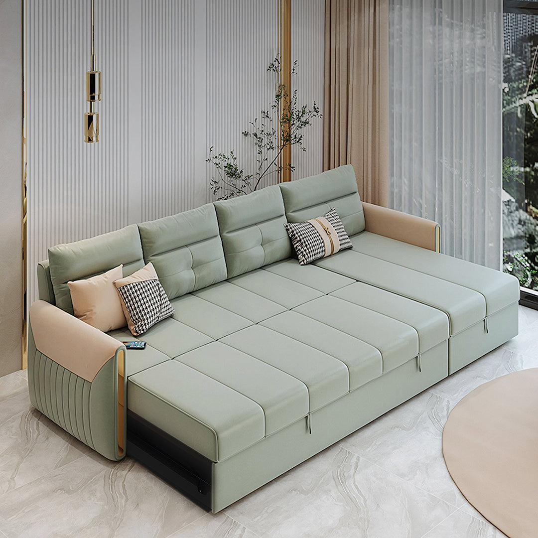 Malhotra L Shape Sofa Bed, Small Corner Sofa Bed with sofa bed corner with storage