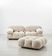 B&B Italia Camaleonda Sofa, Two Seater Sofa, Modular Sofa in a lifestyle setting with corner sofa bed leather