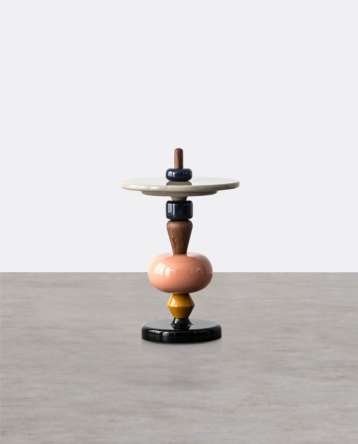 Holborn Pearls Round Side Table-Weilai Concept