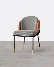 A Set of 2 Ratley Dining Chair, Linen-Weilai Concept