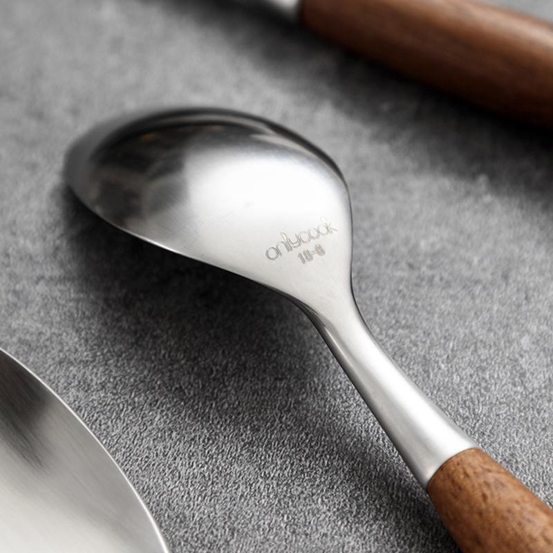 4 Piece Wooden Cutlery Set-Weilai Concept-Weilai Concept