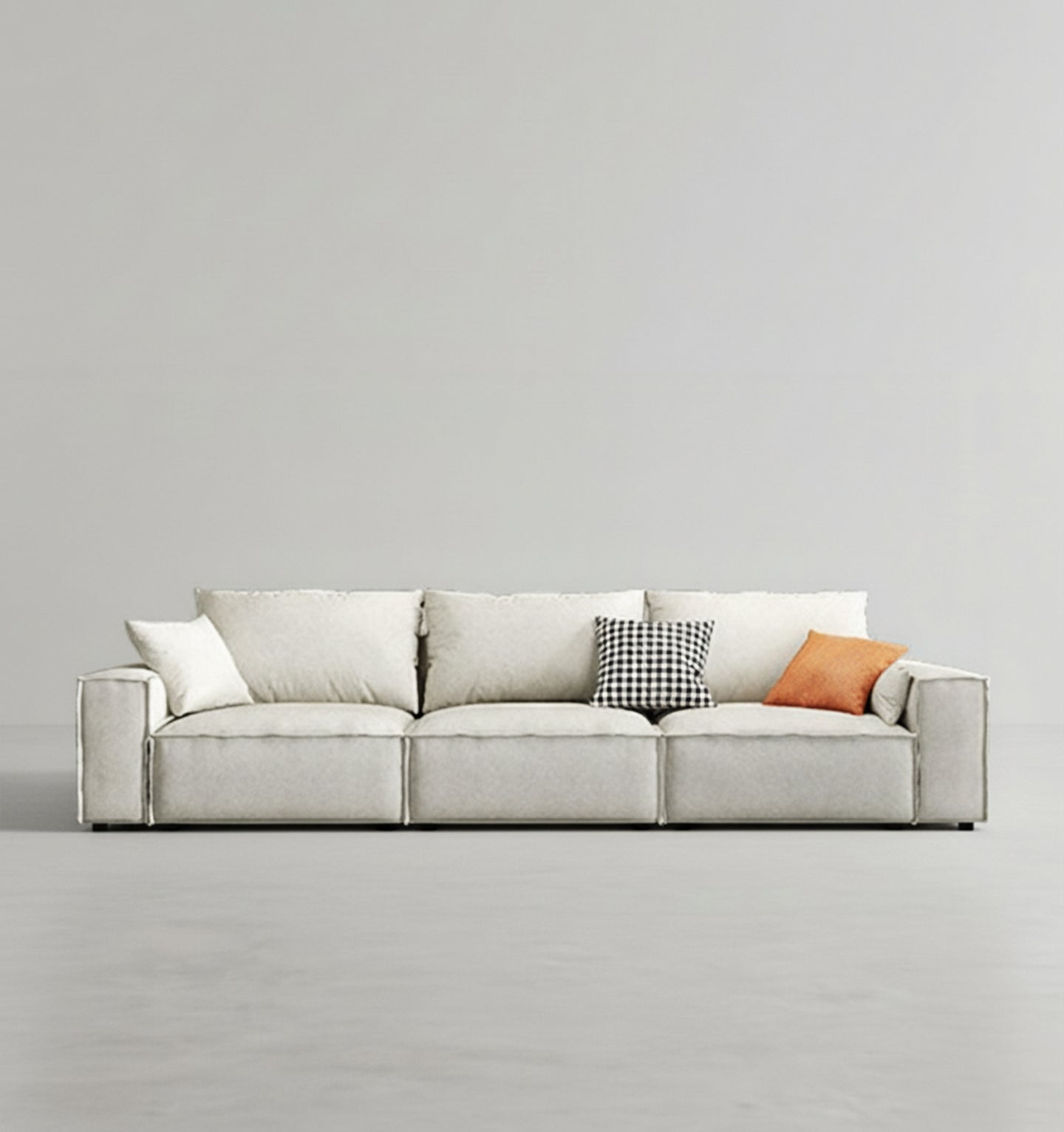 Anselm Three Seater Sofa, Leathaire - corner sofa bed sofa beds