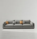 Amos Three Seater Sofa Corner, Leathaire - corner sofa living room ideas