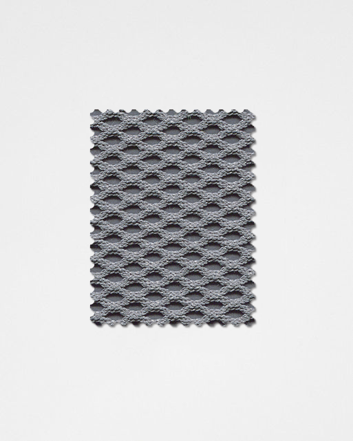 Medium Grey-04 | 3D Solid Knitted Cotton Swatch-Weilai Concept-Weilai Concept