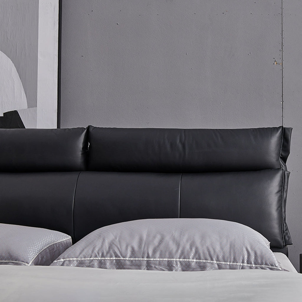 Luca King Size Superking Size Bed, Leather-Weilai Concept-Weilai Concept