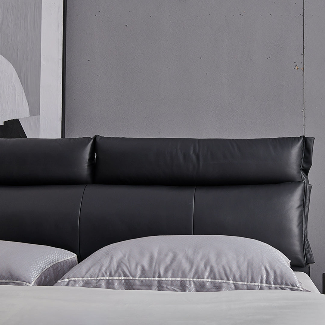 Luca King Size Superking Size Bed, Leather-Weilai Concept-Weilai Concept
