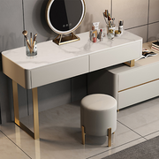 Maynard Dressing Table With Sideboard With LED Mirror with coloured sideboard