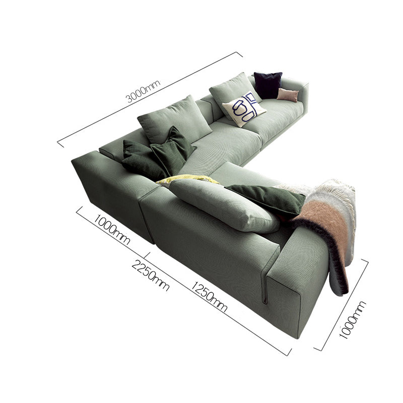 Goswell Two Seater, Three Seater Corner Sofa, Green with affordable corner sofas