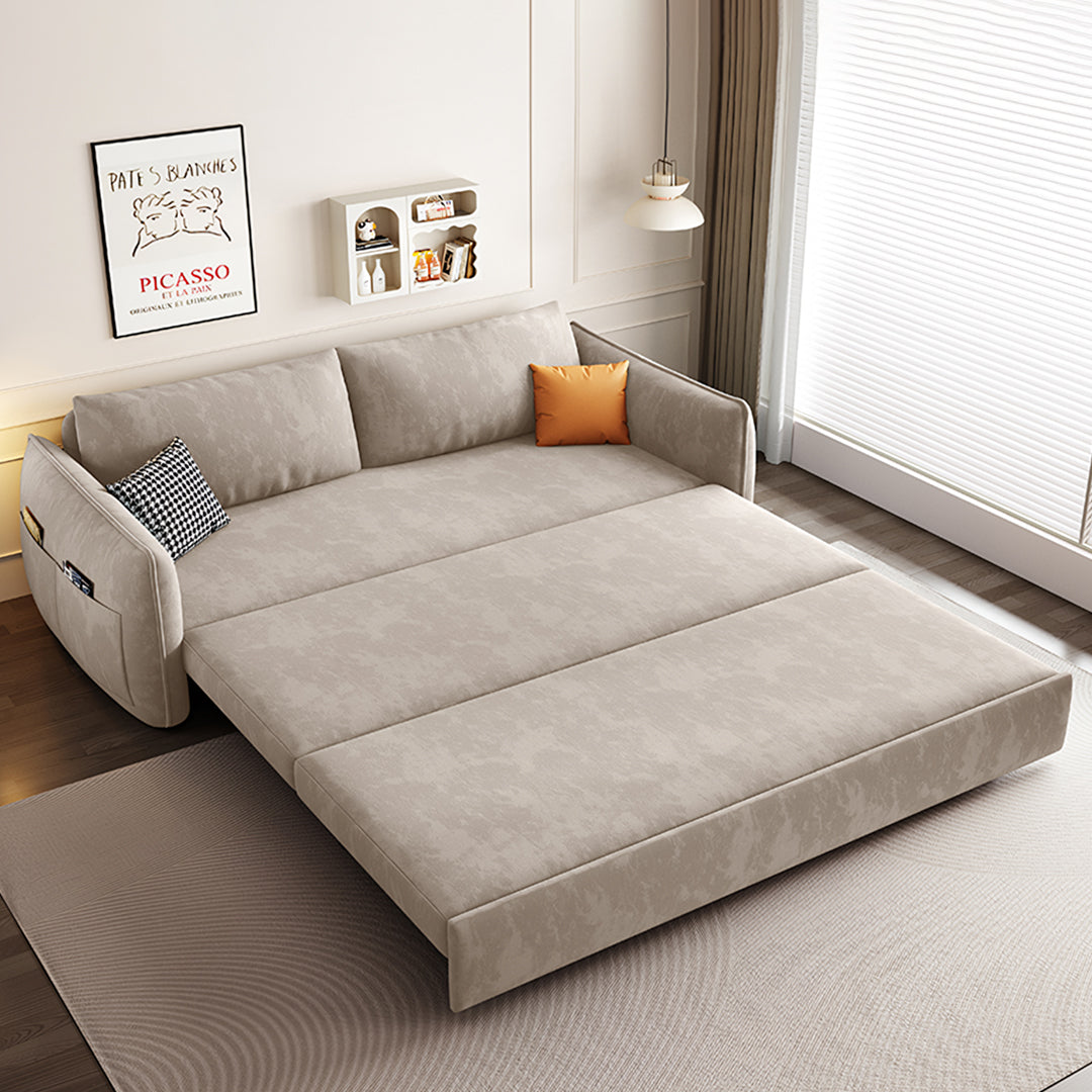 Fernandez Two Seater, Three Seater Sofa Bed With Storage, Suede with corner sofa bed discount