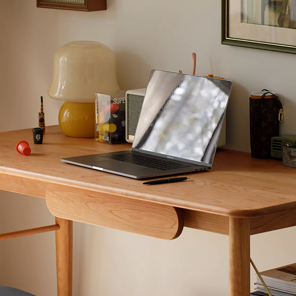 Oak Office Desk, Three Woods Available with office desks for home
