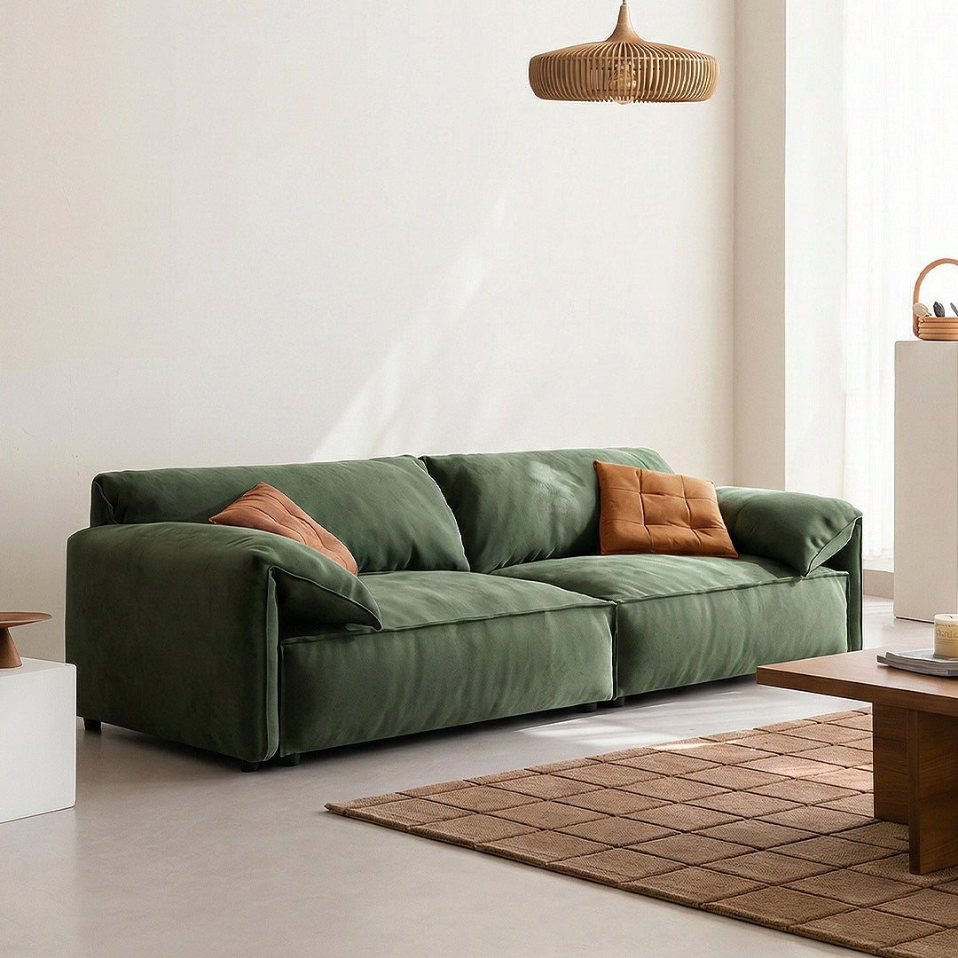 Simon S20 Three Seater, Four Seater Sofa, Velvet-210cm-Green-Weilai Concept