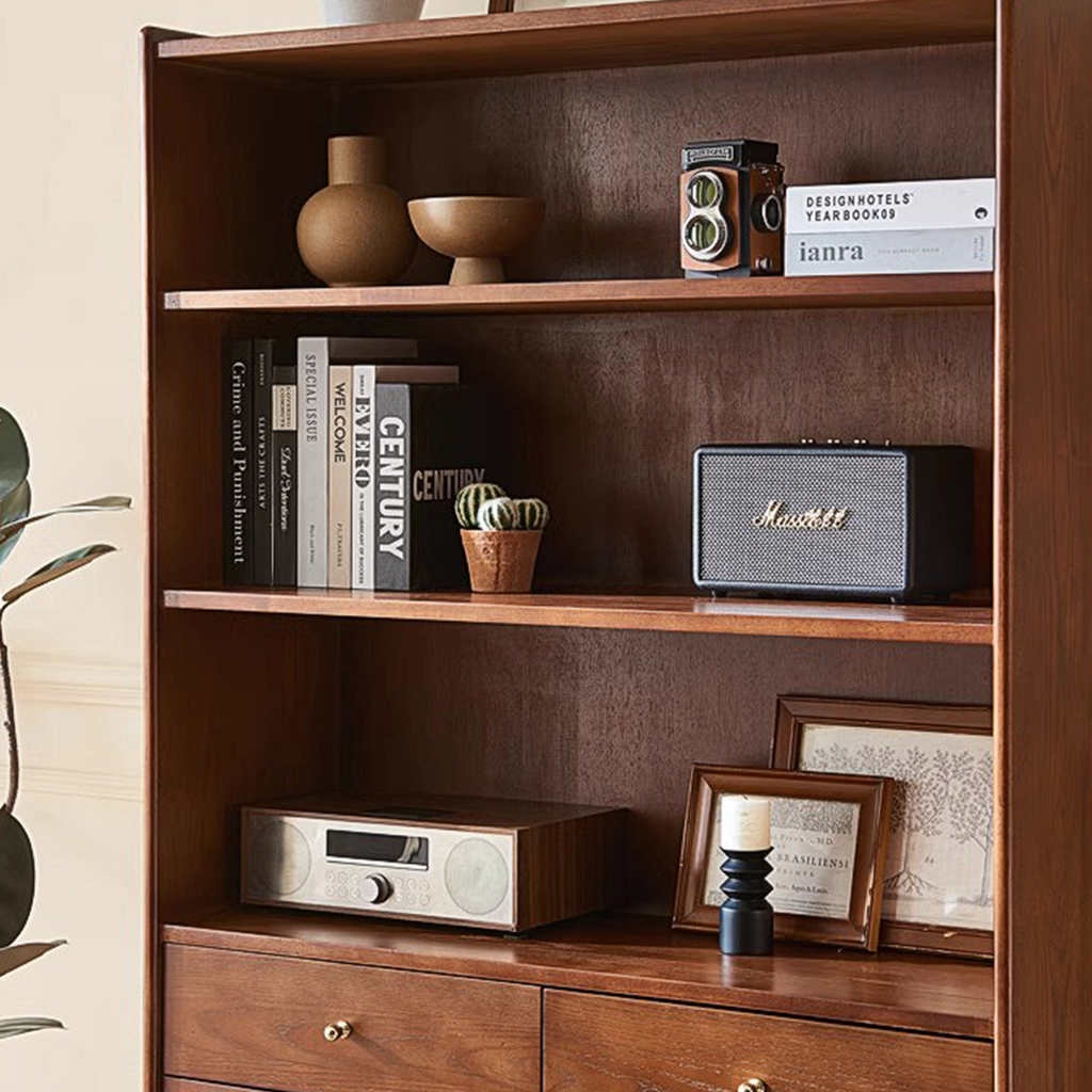 Ruby Tall Sideboard, Antique Sideboard in a lifestyle setting with marble top sideboards