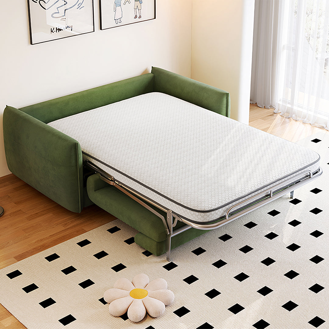 Kaur Two Seater Sofa Bed, Pull Out Sleeper Sofa Bed, More Colours with sofa bed and mattress