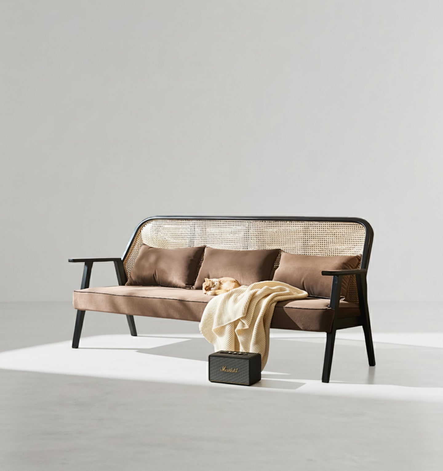 Morris Rattan Two Seater, Three Seater Sofa - garden dining tables