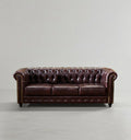 Vintage Chesterfield Three Seater Sofa-Weilai Concept