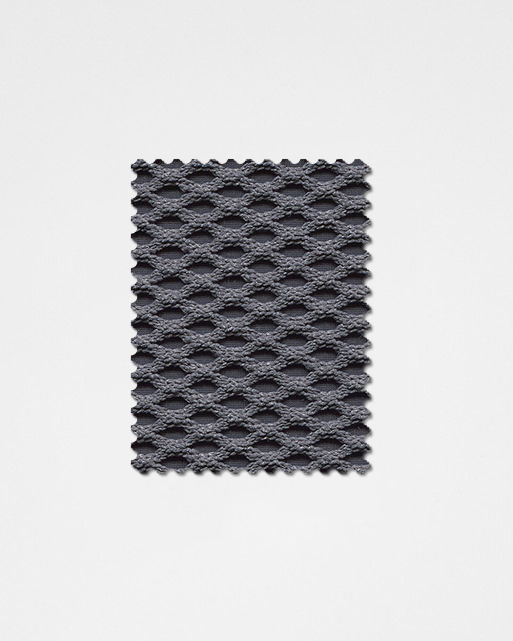 Dark Grey-05 | 3D Solid Knitted Cotton Swatch-Weilai Concept-Weilai Concept