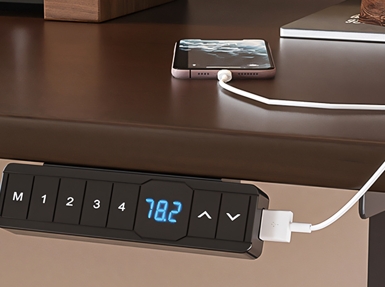 Smart Electric Standing Office Desk, Computer Corner Desk with l shaped desks for home office