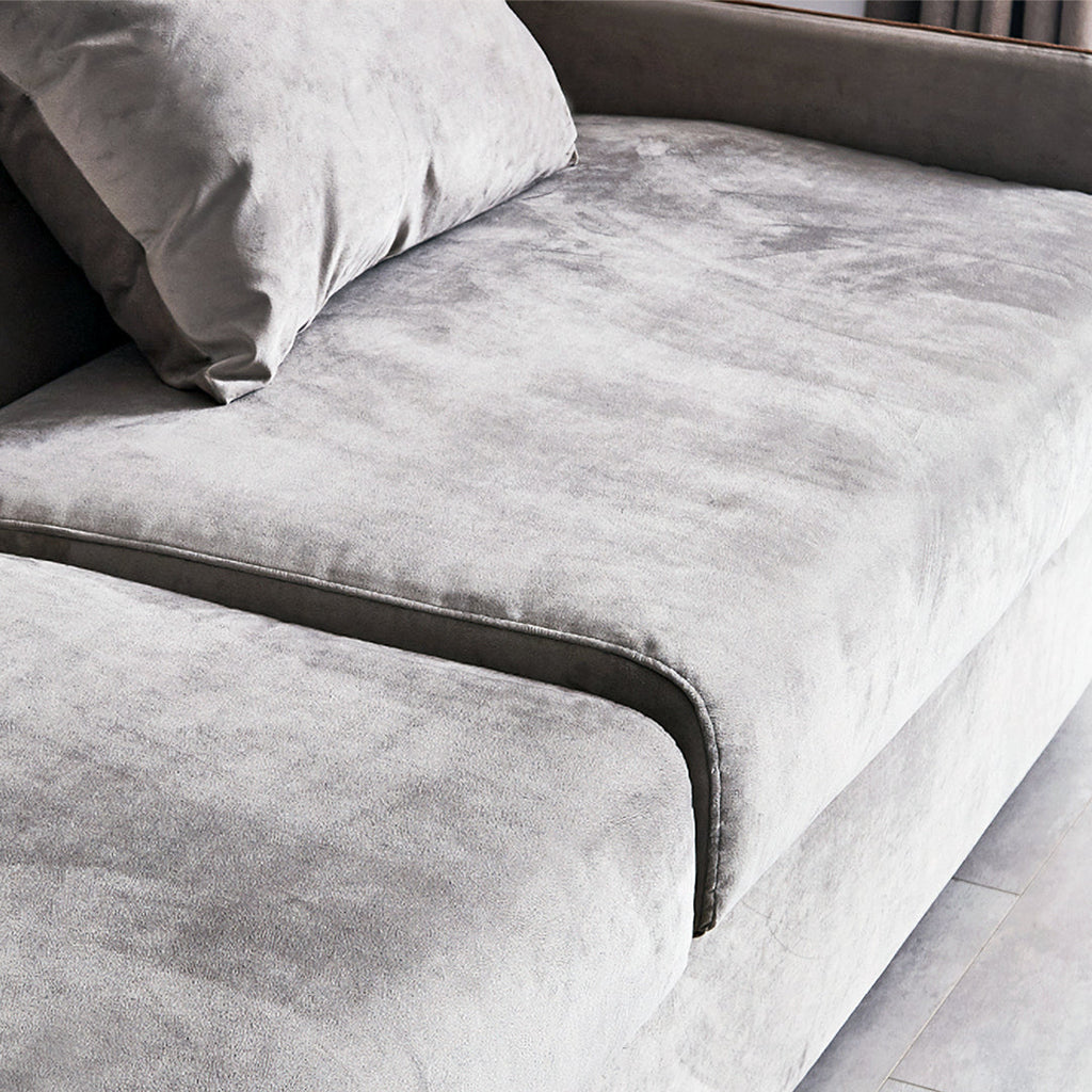 Ramos Two Seater Sofa Bed, Bunk Bed, Flannelette with wooden sofa bed