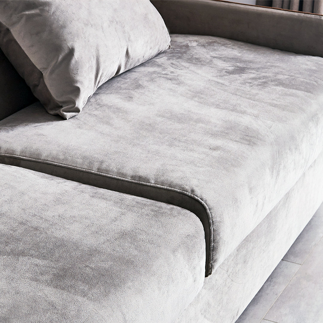 Ramos Two Seater Sofa Bed, Bunk Bed, Flannelette with wooden sofa bed