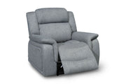 Linden Electric Recliner Sofa Grey Armchair