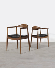 A Set of Classic Kennedy Style Dining Chairs, Oak-Weilai Concept