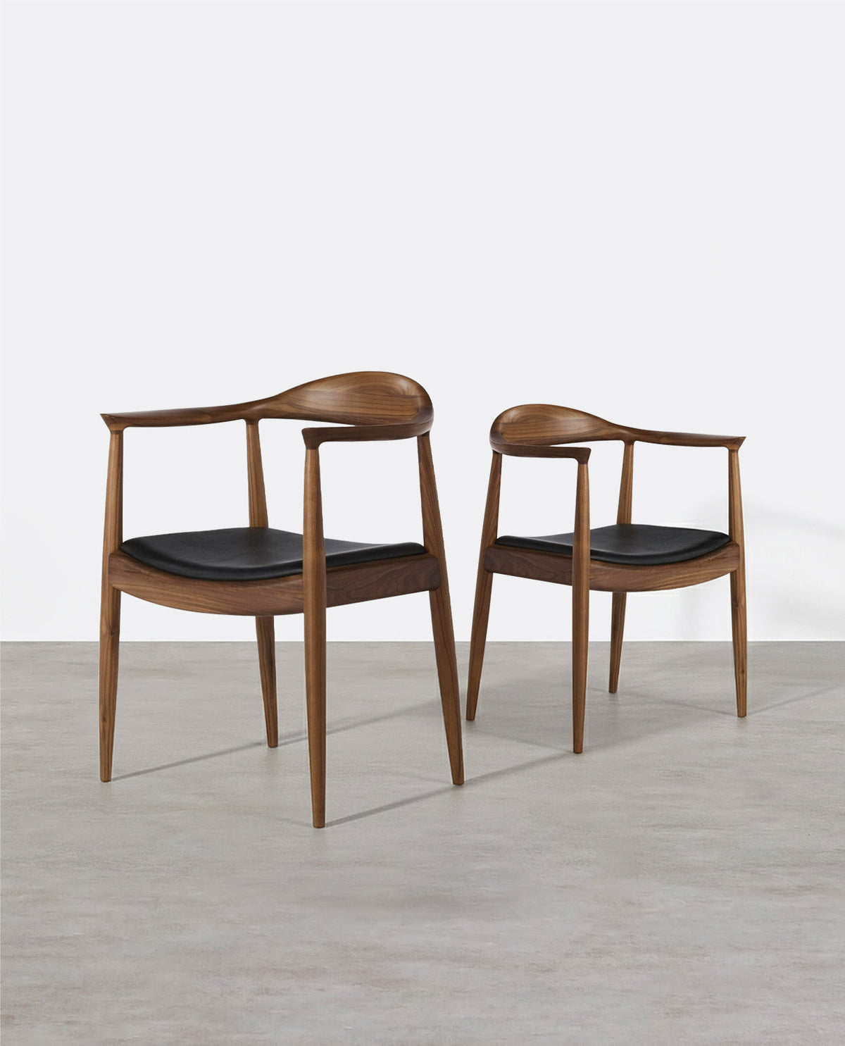 A Set of Classic Kennedy Style Dining Chairs, Oak-Weilai Concept