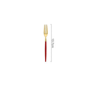 6 Piece Cutlery Set, Red-Weilai-Weilai Concept