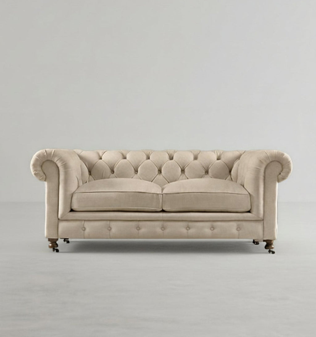 ChicComfort Two Seater Sofa, Velvet | Weilai Concept